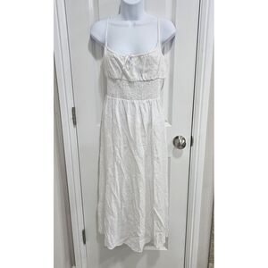 Wilfred Aritzia Size Large Genoa‎ Linen Midi Dress NWT